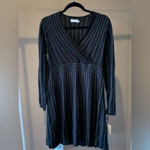 NWT Calvin Klein V-neck knit dress.
